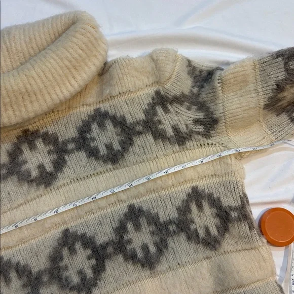 Vintage Ice Wool Icelandic Thick 100% Sheep’s Wool Thick Warm Sweater, Large - Picture 5 of 9